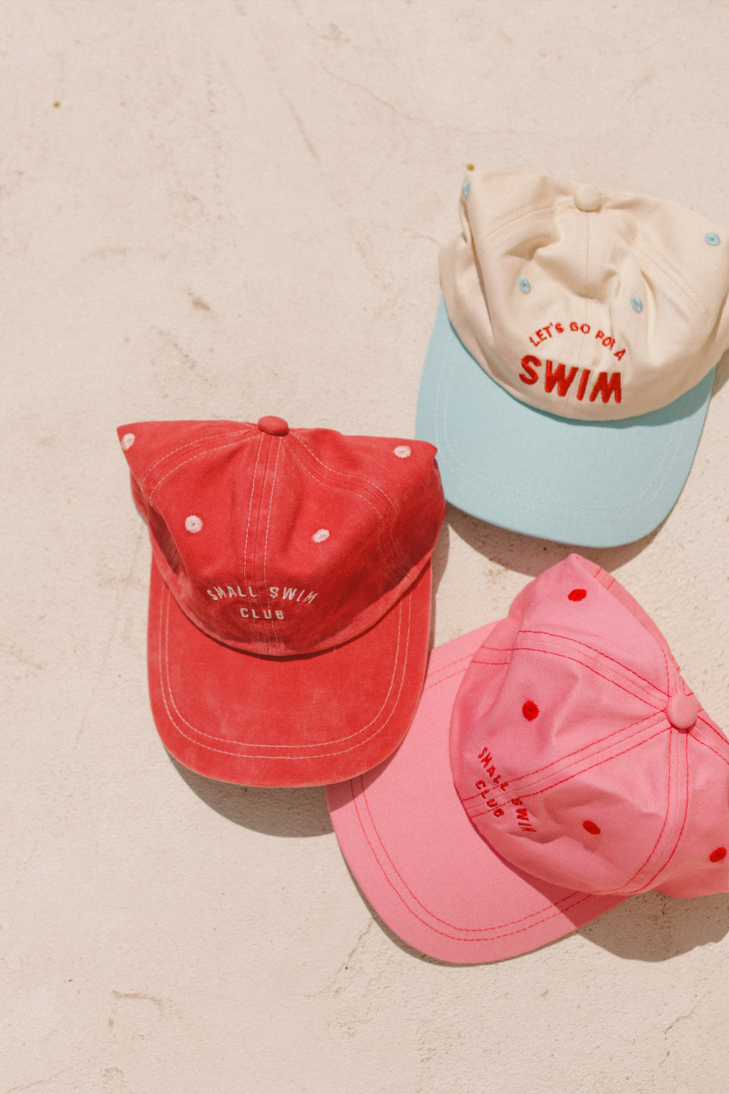 Small Swim Club Caps