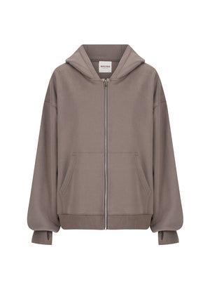 Sweat Jacket Stonewashed Charcoal