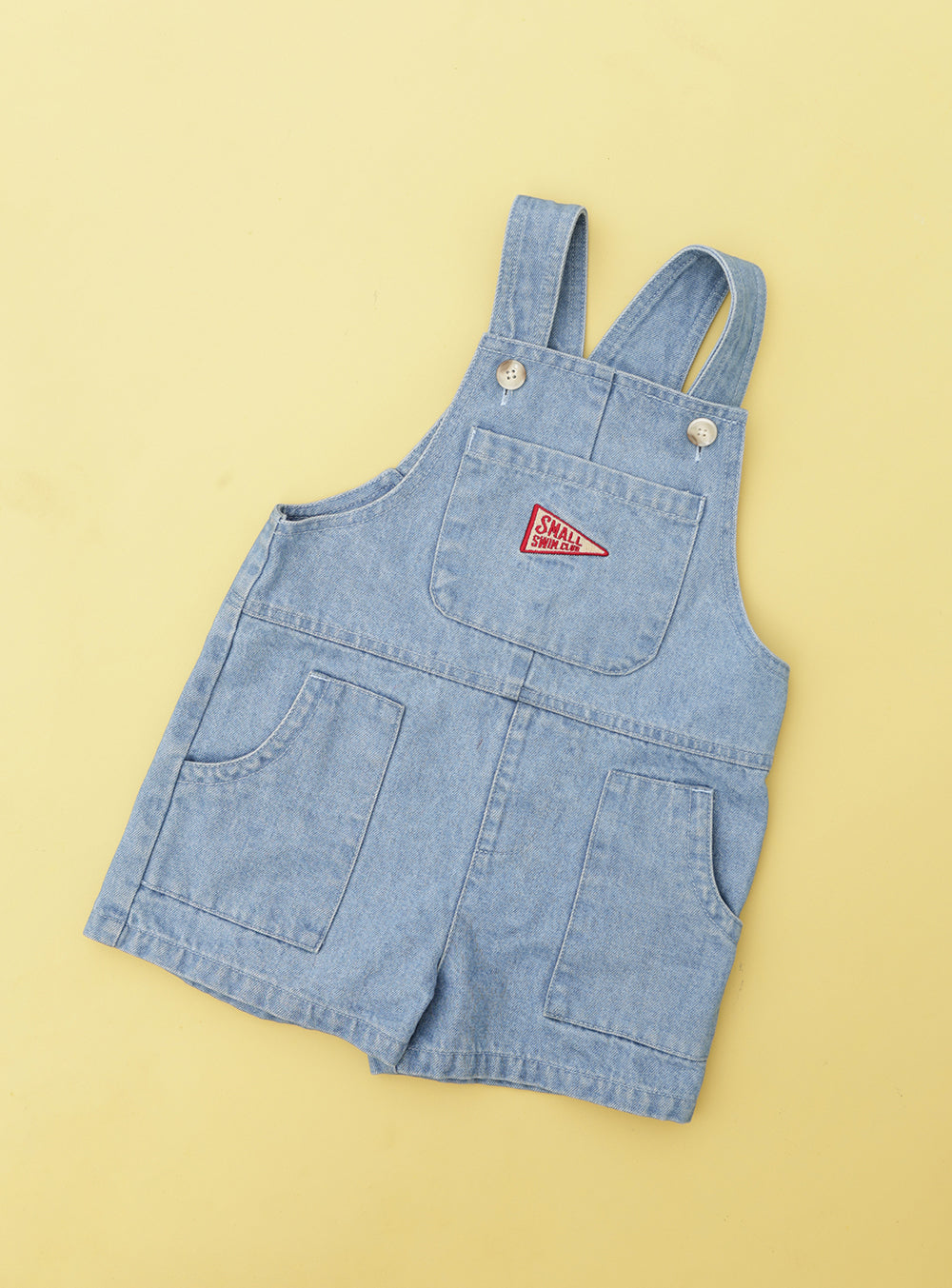 Denim Shortie Overalls