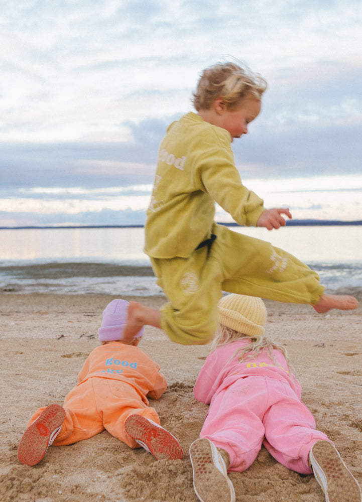 Orange Good Tracky Dack Set