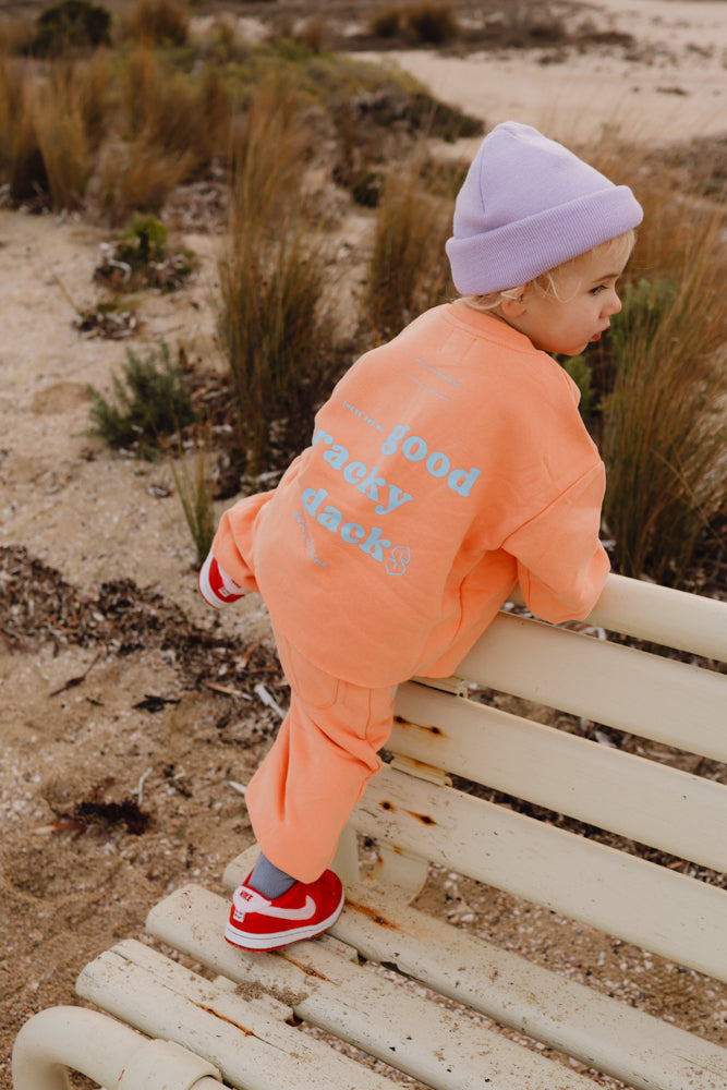 Orange Good Tracky Dack Set