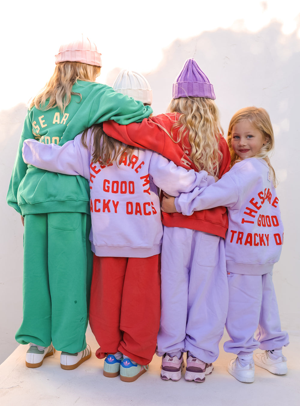 Good Tracky Pullover Lavender Red