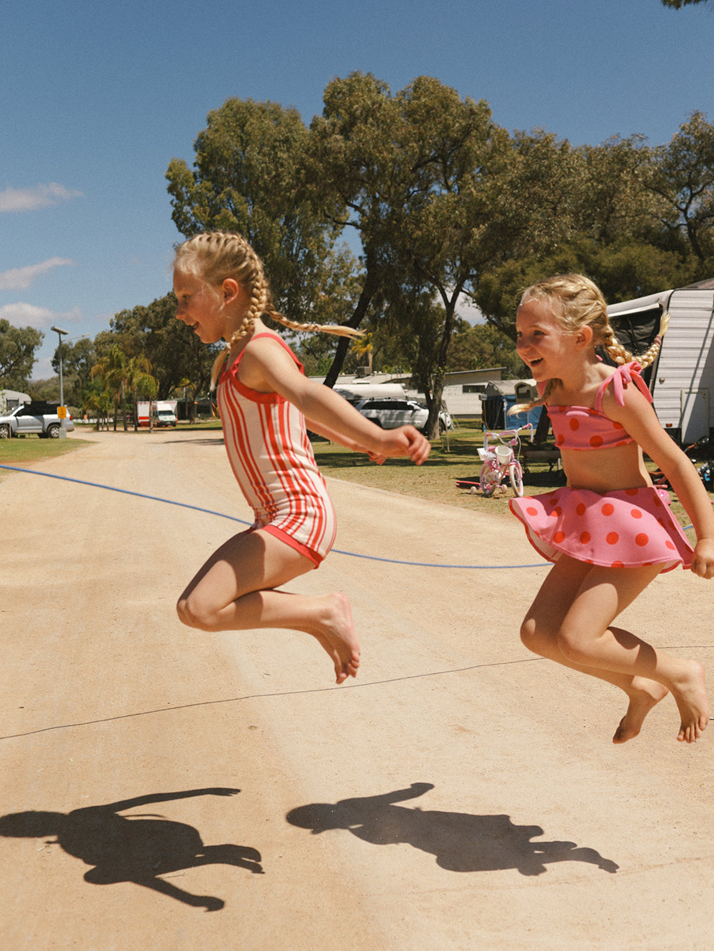 Pink Polka Bikini Set