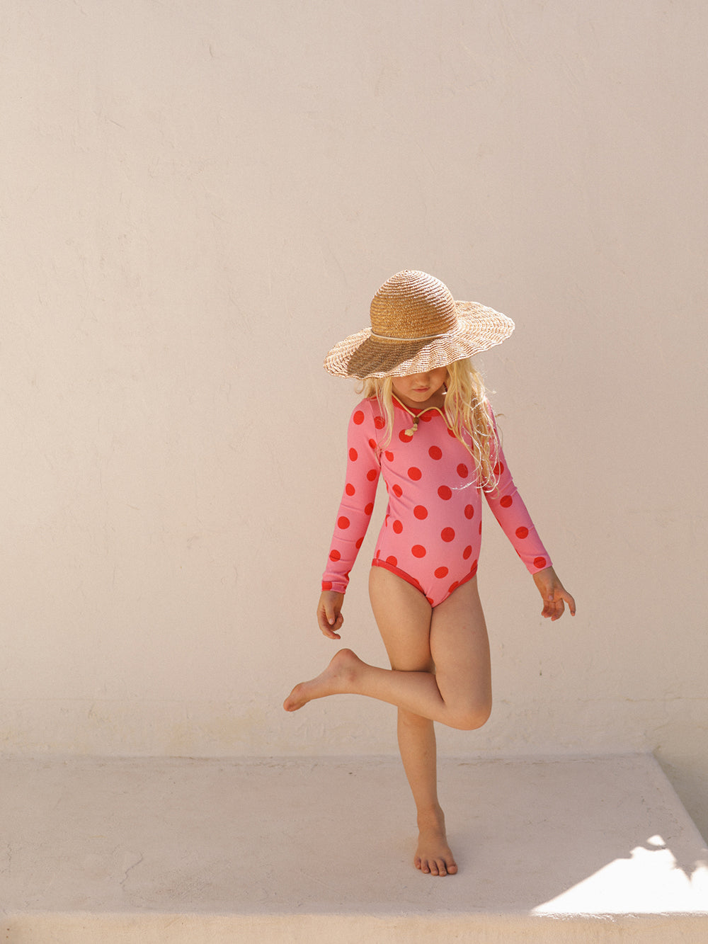 Long Sleeve Polka One Piece *PRE ORDER*