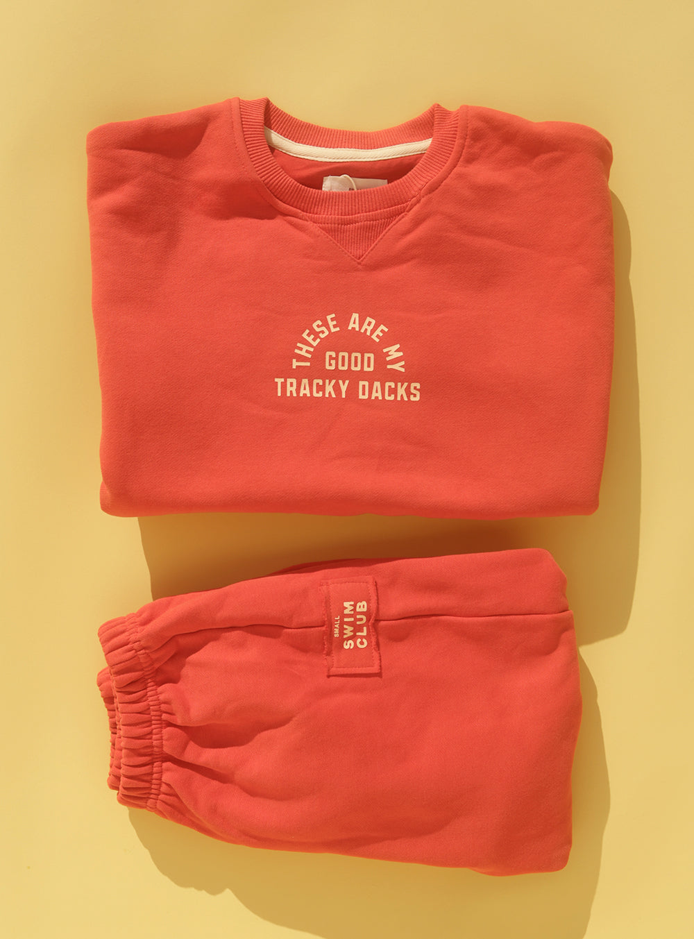 Good Tracky Dacks Red Cream